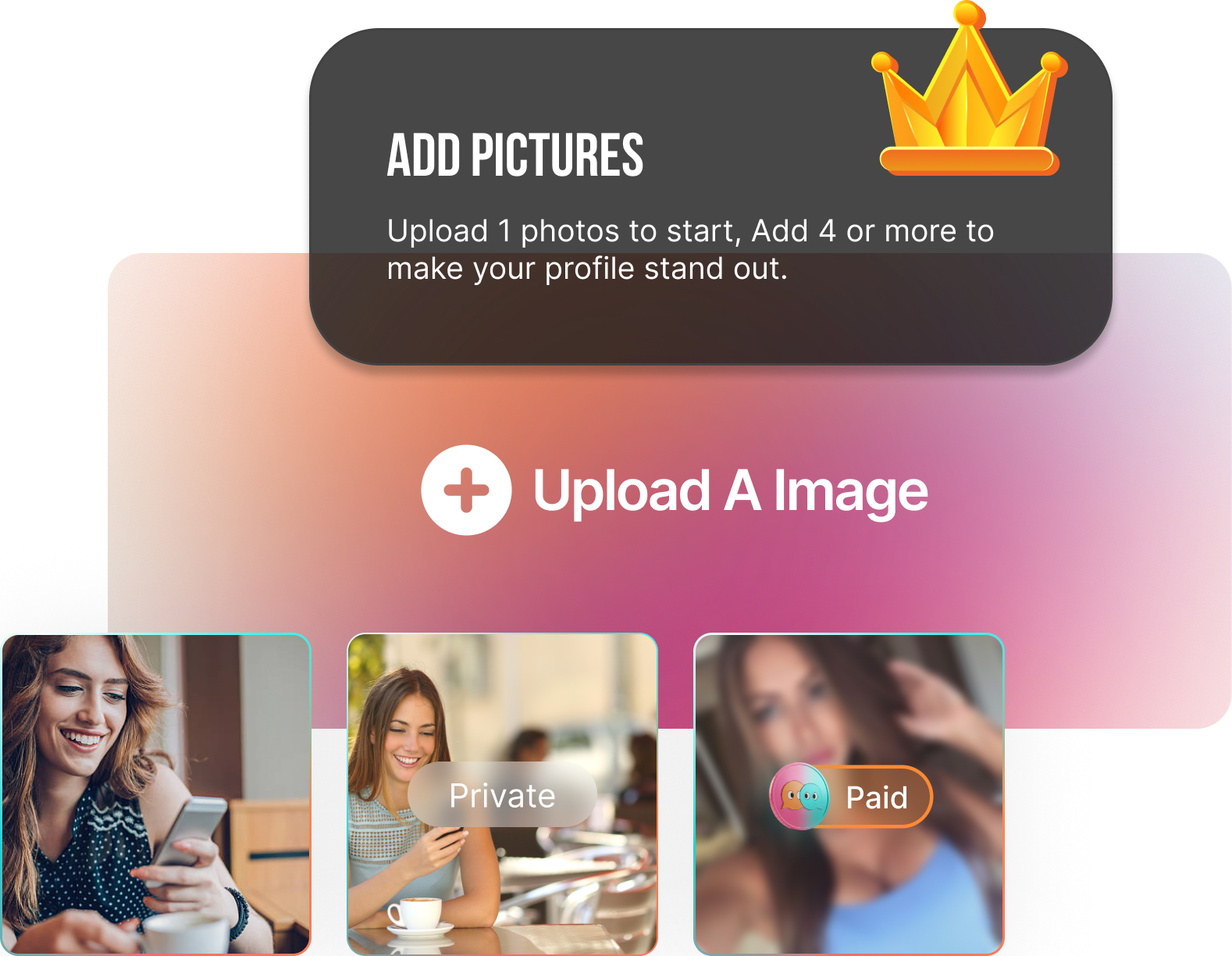 App showcase on phone